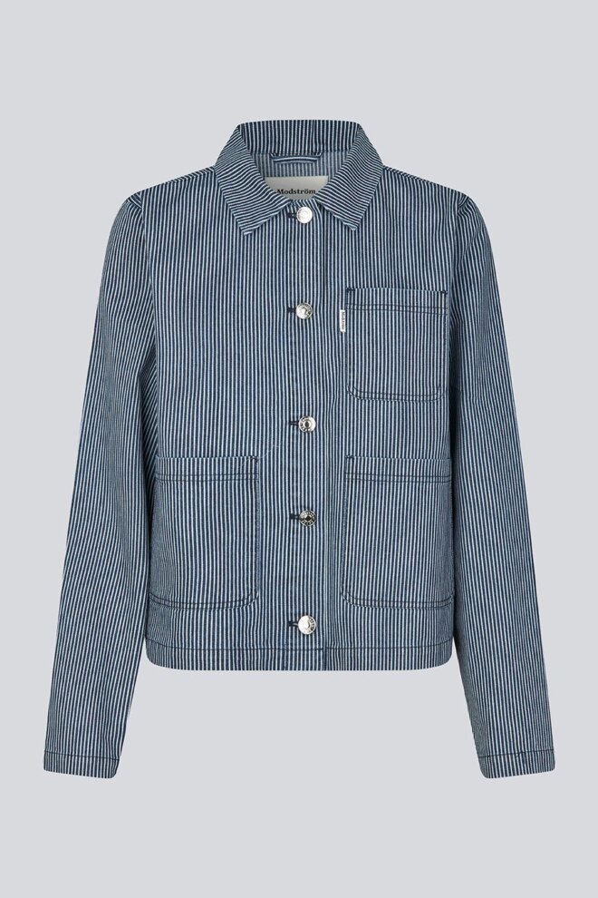 JACKE MAGDALENAMD JACKET WHITE NAVY HIC