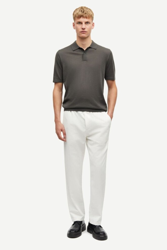 POLO SAROWAN KNIT POLO 15477 BELUGA