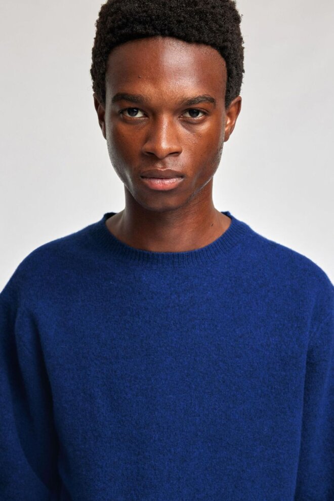 PULLOVER 16094958 ANRRAGI LS MARITIME BLUE