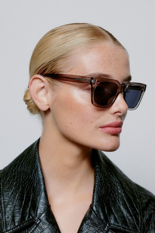 SONNENBRILLE NANCY GREY TRANPARENT