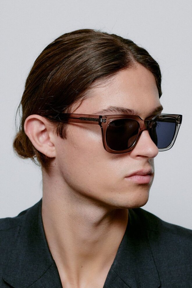 SONNENBRILLE NANCY GREY TRANPARENT