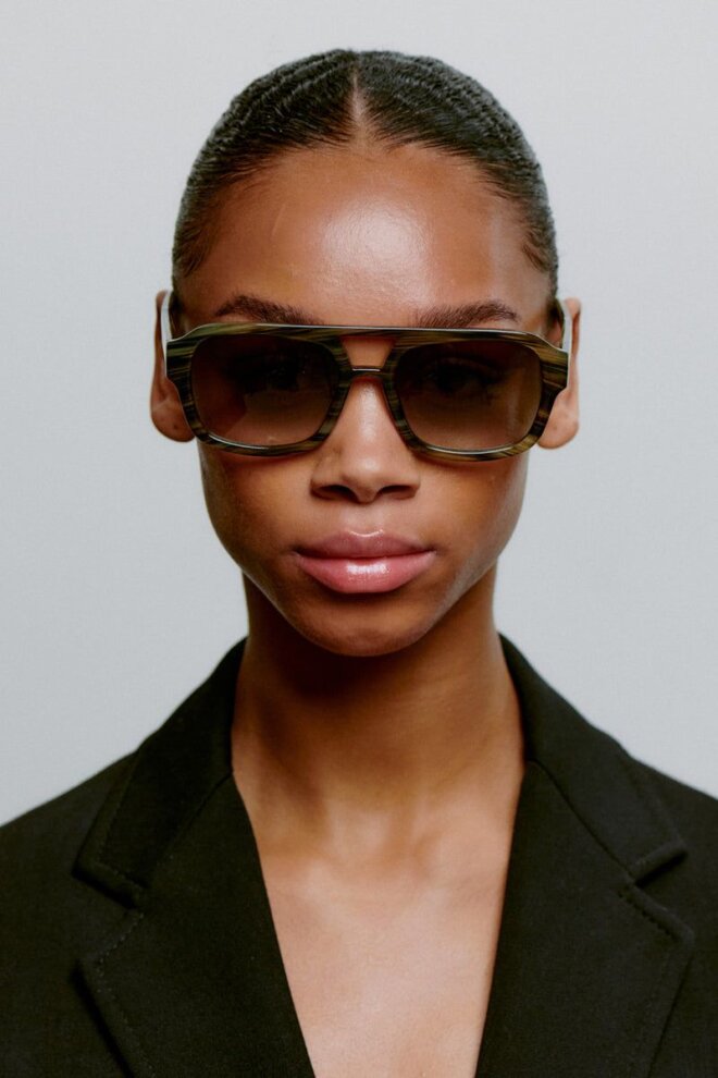 SONNENBRILLE KAYA STRIPED HORN