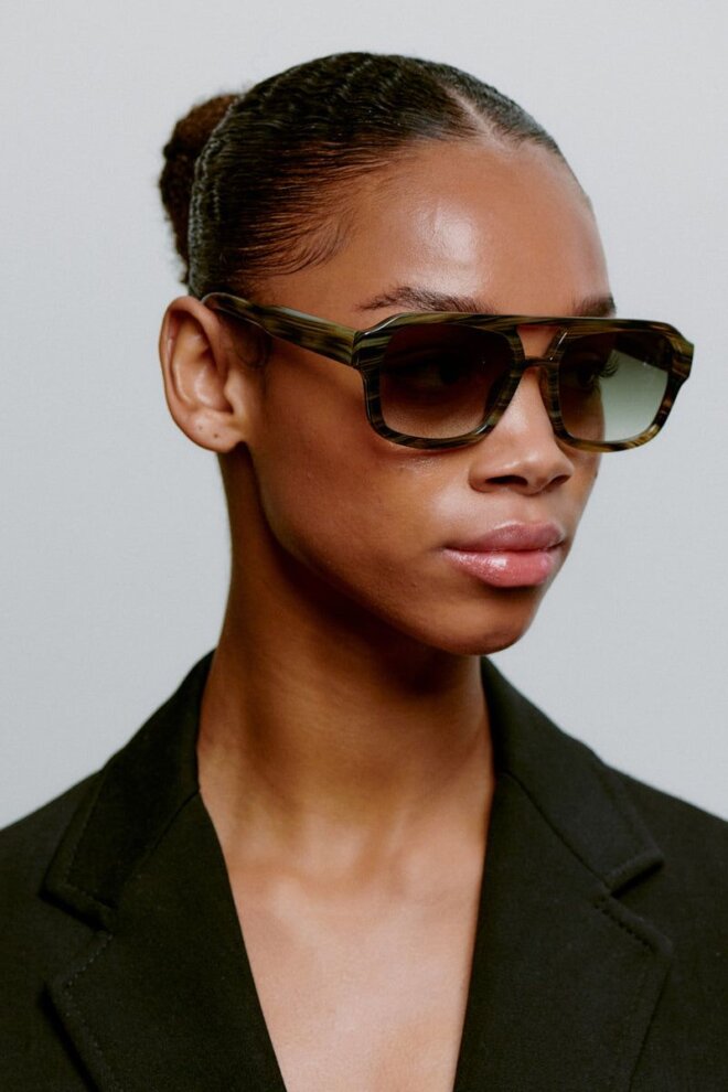 SONNENBRILLE KAYA STRIPED HORN