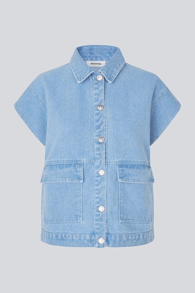 GILET TENORMD VEST DENIM BLUE