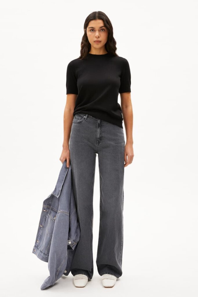 SHIRT 30007085 SILJIAAS BLACK