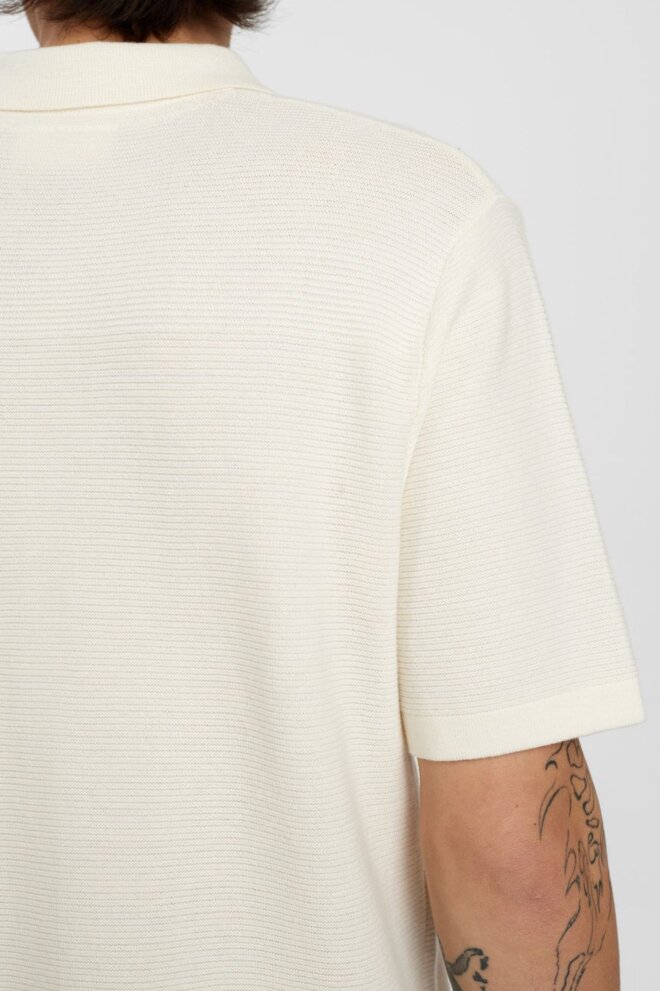 SHIRT AKSVEND KNIT SHIRT TOFU