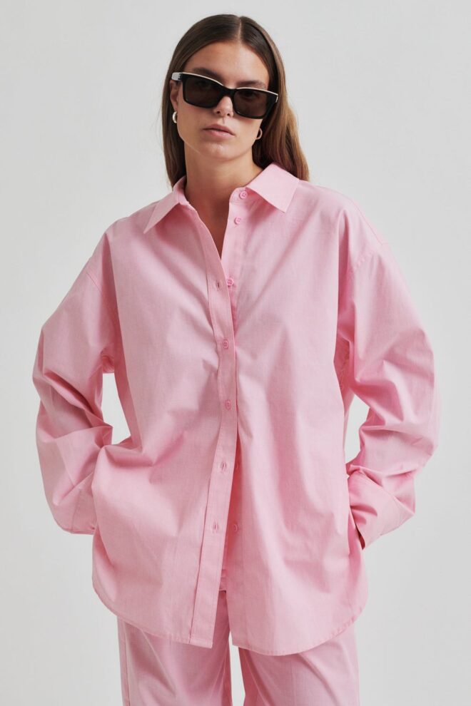 BLUSE LUCINE SHIRT PINK COSMOS