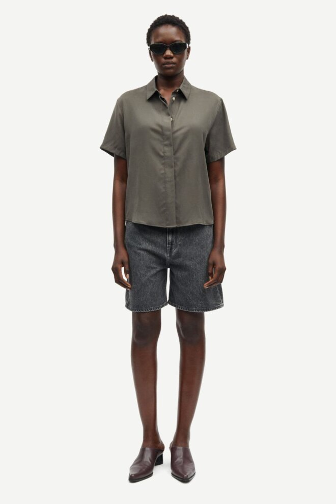 BLUSE MINA SS SHIRT 14028 BELUGA