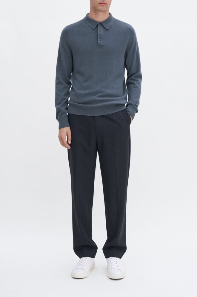 PULLOVER 289205 KNITTED POLO SHIRT 0180