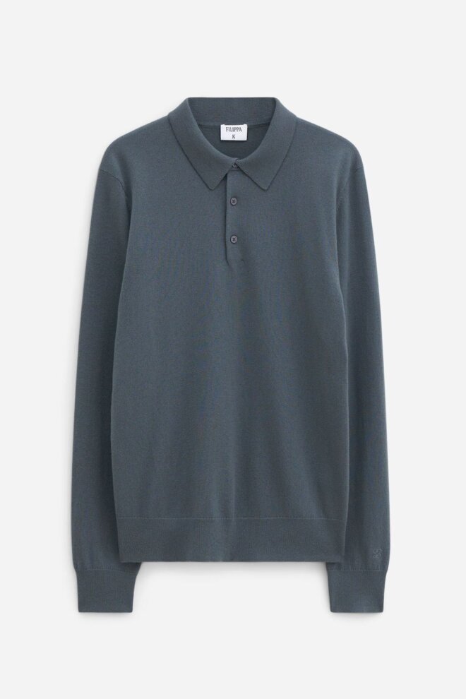 PULLOVER 289205 KNITTED POLO SHIRT 0180