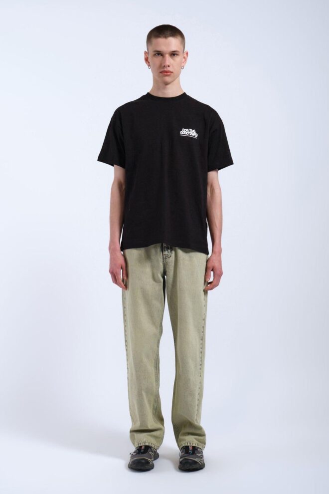 SHIRT TROOPER TEE BLACK FLOWER TIMES