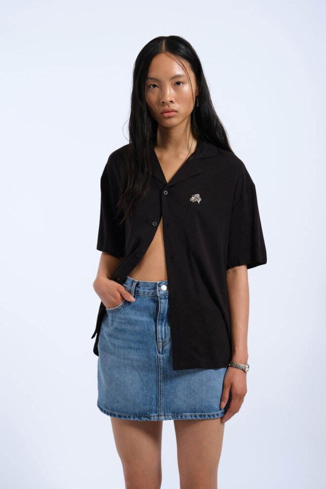 BLUSE MADI SHIRT BLACK YLW