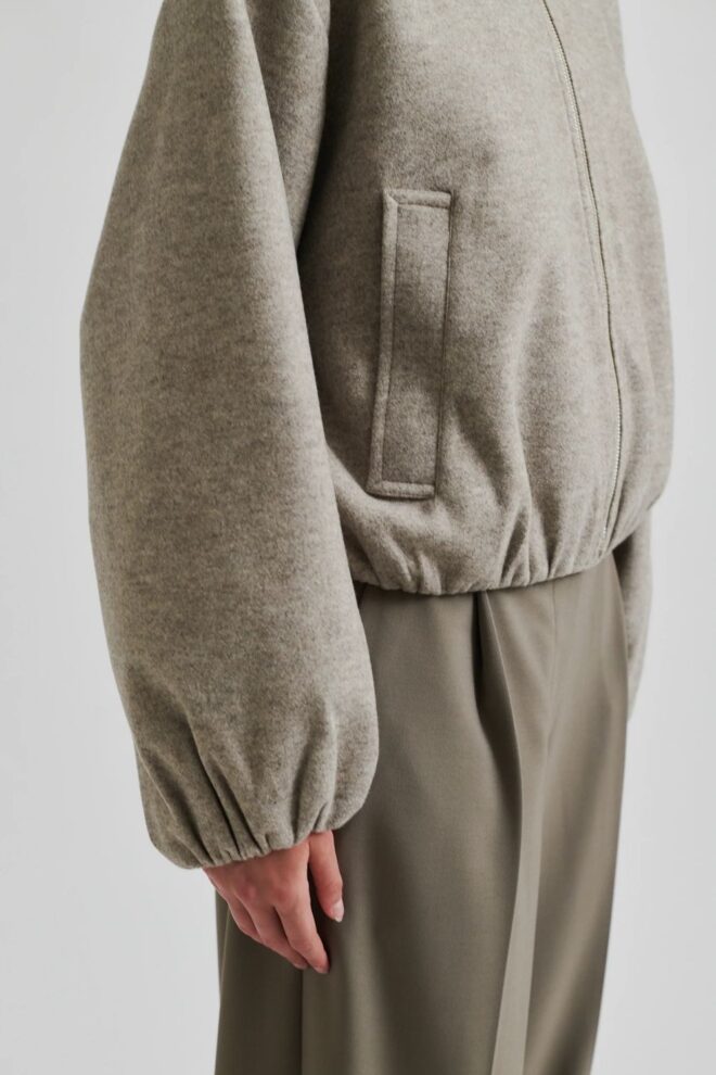 JACKE DEX JACKET BEIGE MELANGE