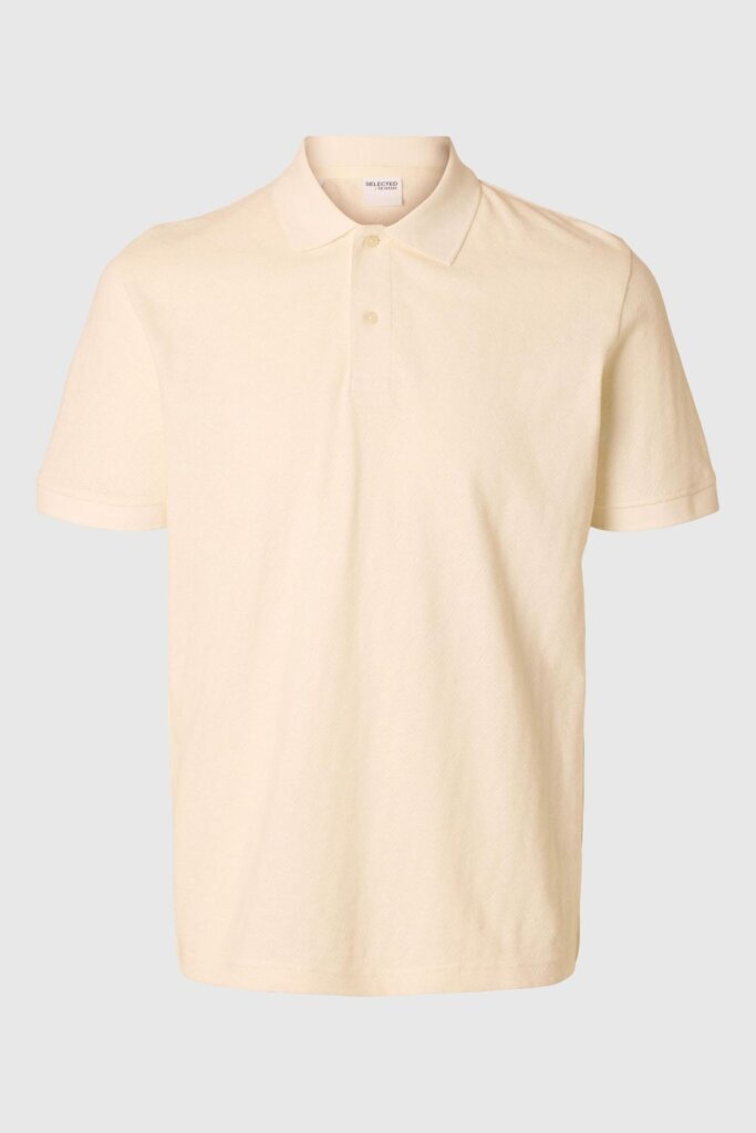 POLO 16096767 SLHPAUL JACQUARD EGRET