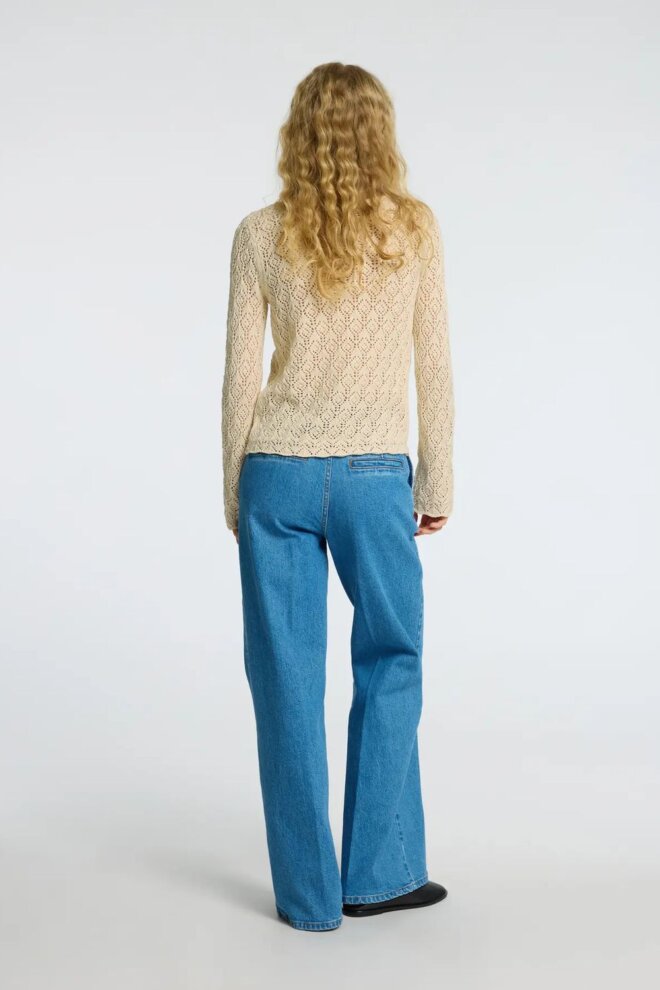 PULLOVER 16097232 SLFNIVA LS KNIT BIRCH