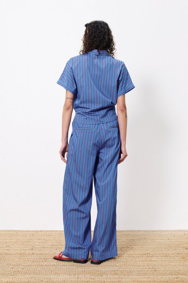 BLUSE CARMELLE BLEU ELECTRIQUE