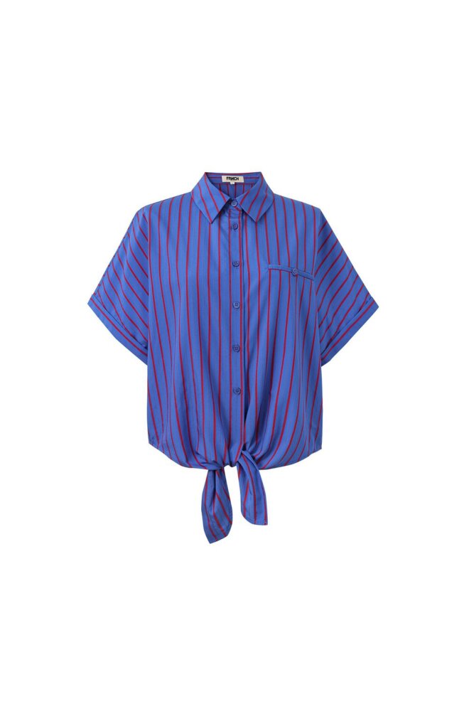 BLUSE CARMELLE BLEU ELECTRIQUE