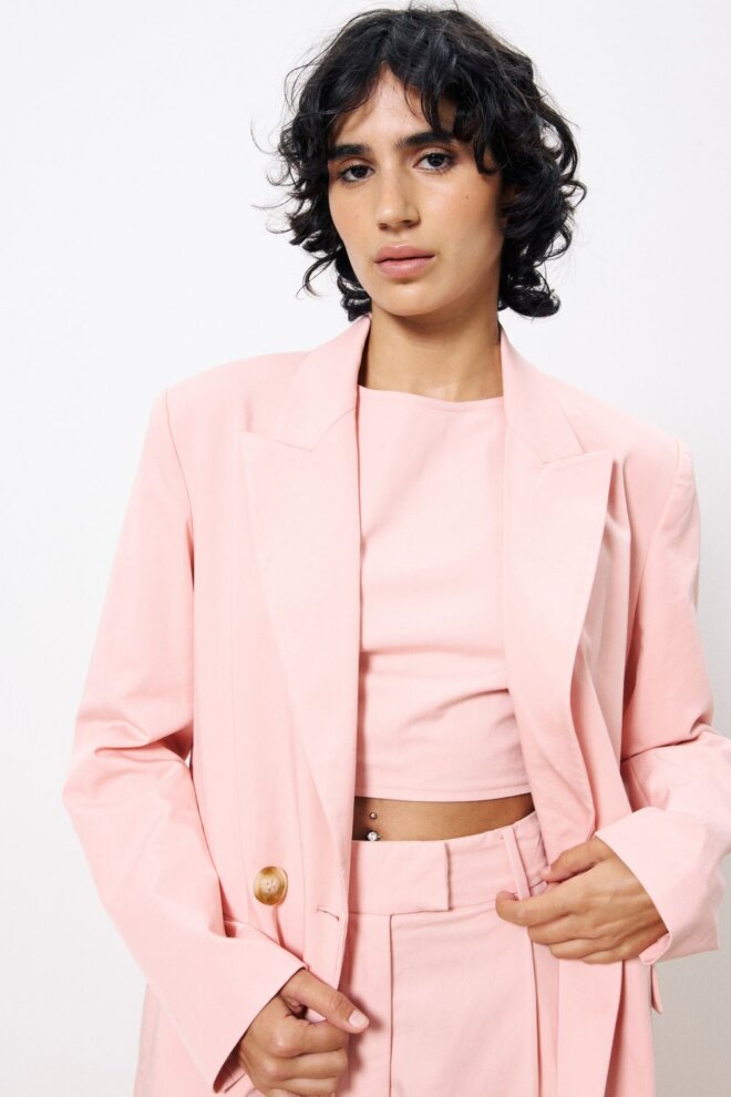 BLAZER GARANCE ROSE PALE