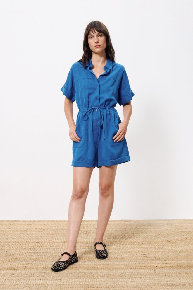 OVERALL LILY BLEU ELECTRIQUE