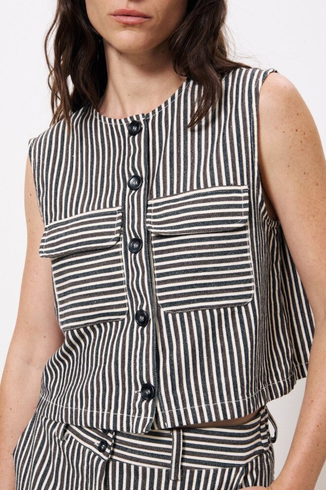 GILET SADET CHOCOLAT