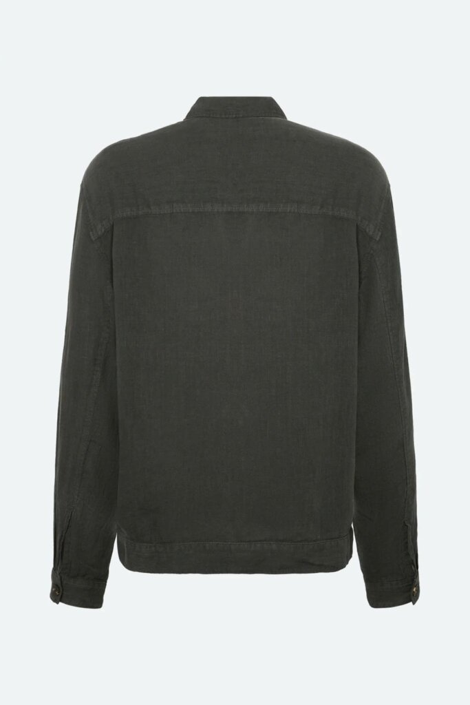 HEMD MICAH OVERSHIRT BLACK INK