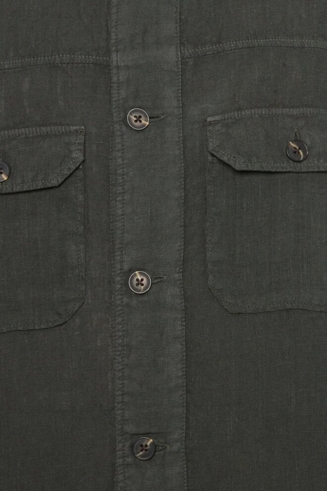 HEMD MICAH OVERSHIRT BLACK INK