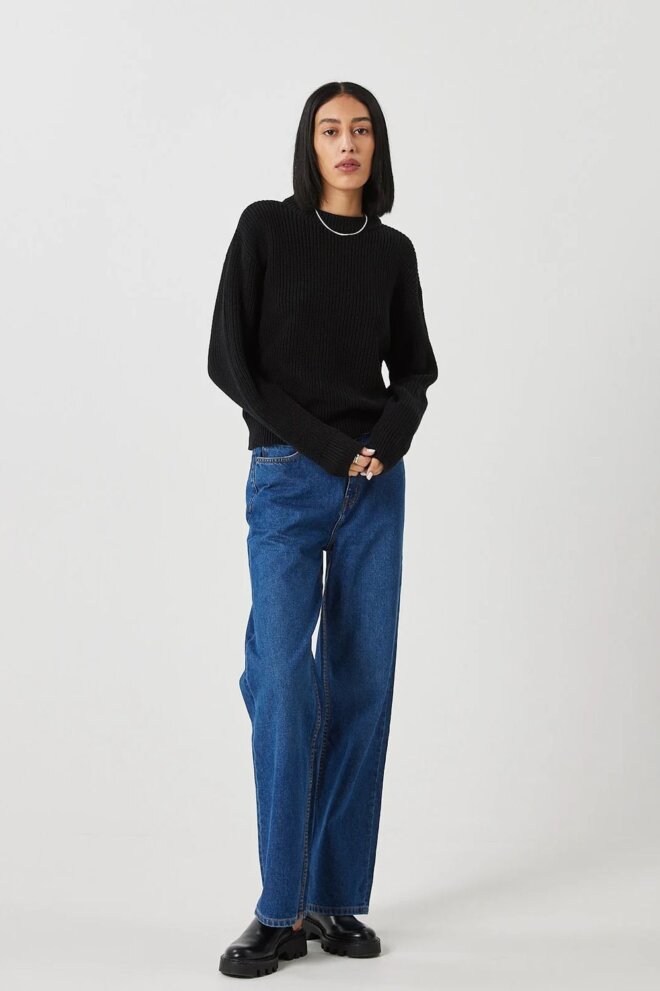 PULLOVER MIKALA JUMPER BLACK