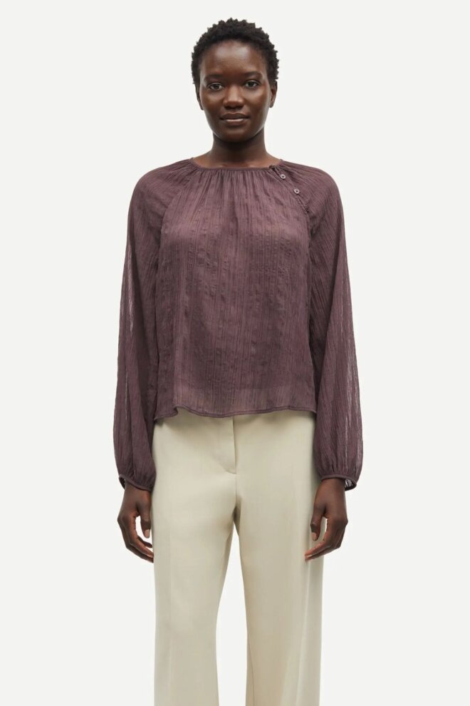 BLUSE SAVIRA BLOUSE 15539 RAISIN