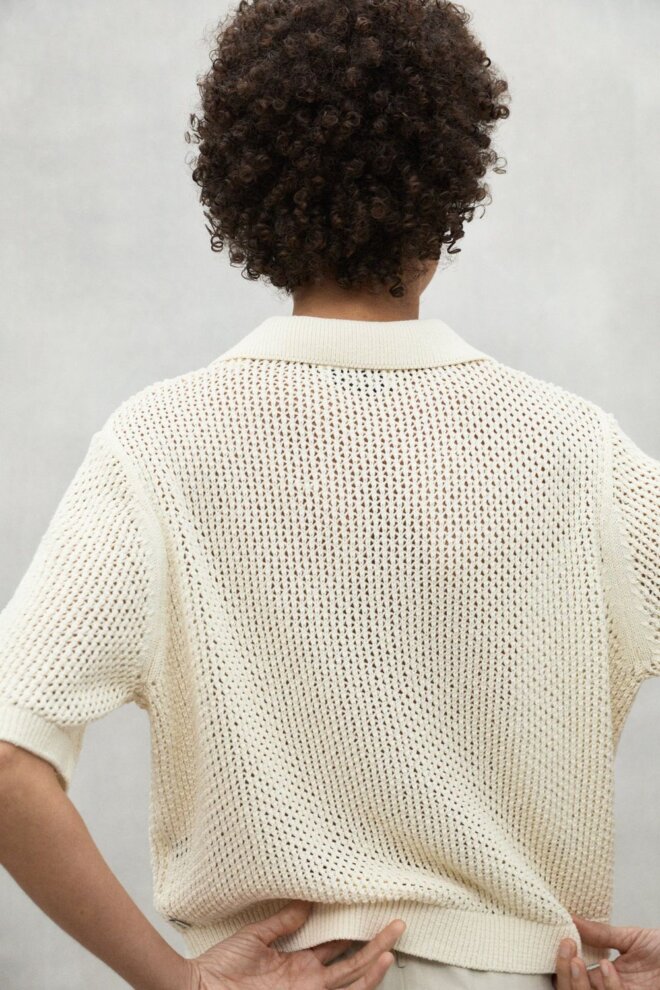 PULLOVER ARGANALF KNIT ECRU