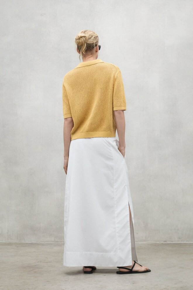 PULLOVER ARGANALF KNIT RAFFIA