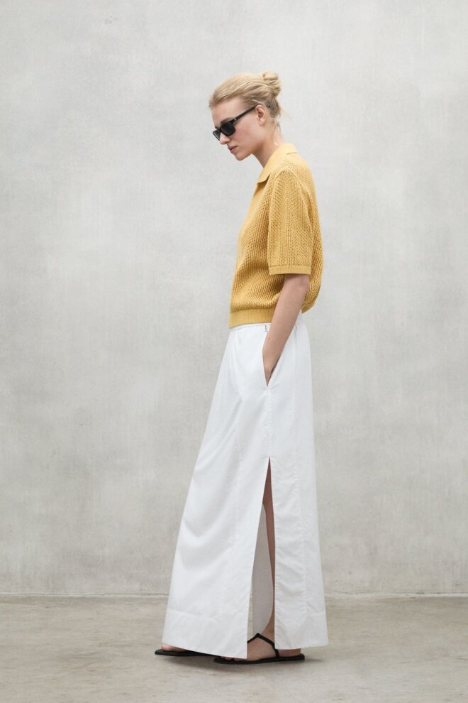 PULLOVER ARGANALF KNIT RAFFIA