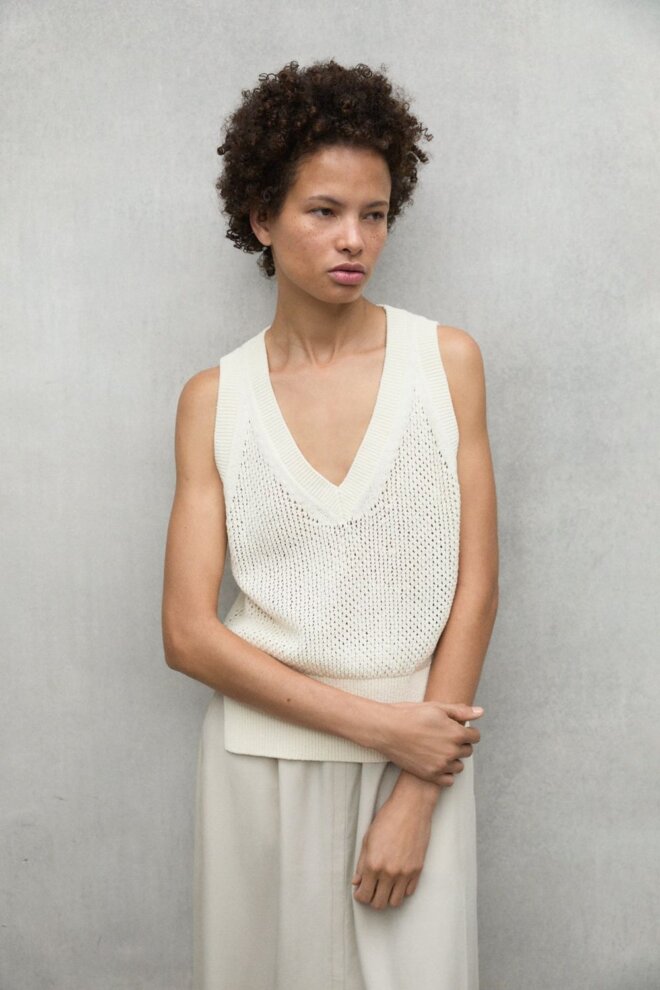 PULLUNDER COLDAALF KNIT ECRU