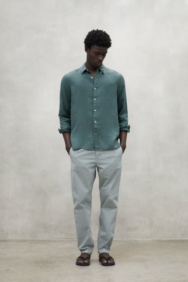 HEMD MALIBUALF SHIRT GREEN SHADOW
