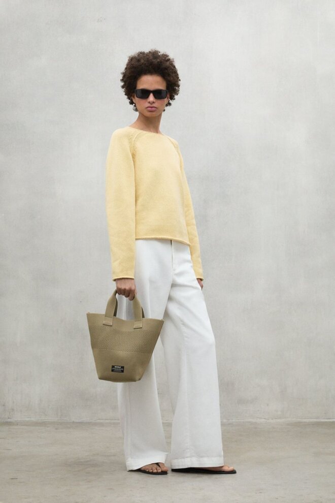 PULLOVER ALAMOALF KNIT VANILLA