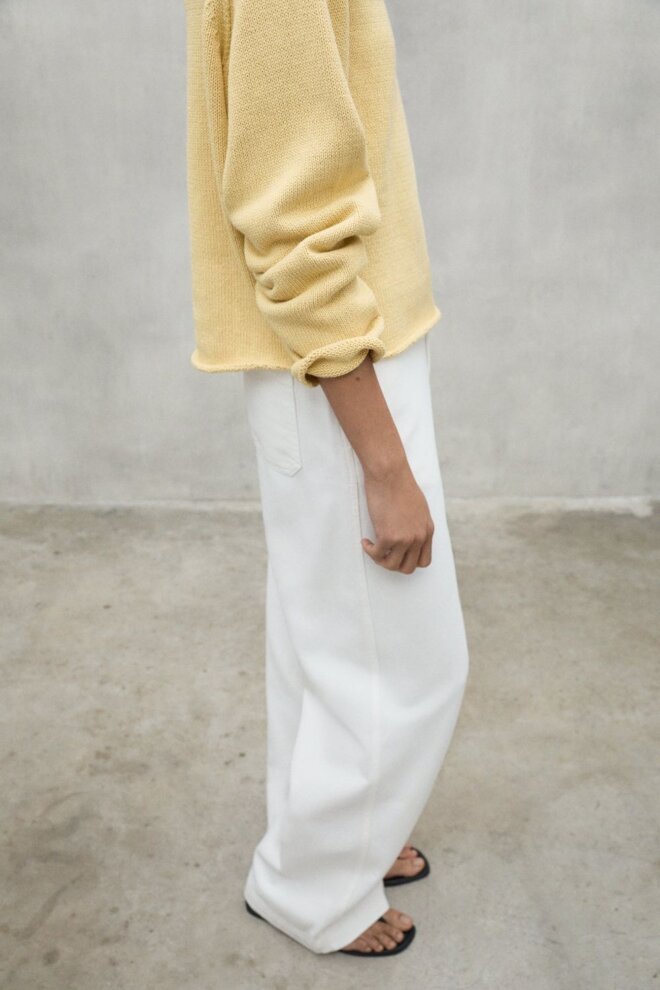 PULLOVER ALAMOALF KNIT VANILLA