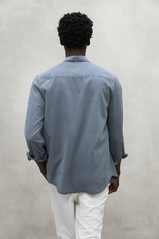 HEMD CARLOSALF SHIRT GREY BLUE