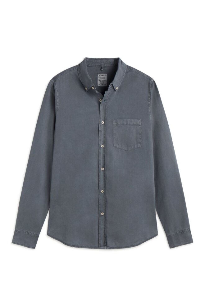 HEMD CARLOSALF SHIRT GREY BLUE