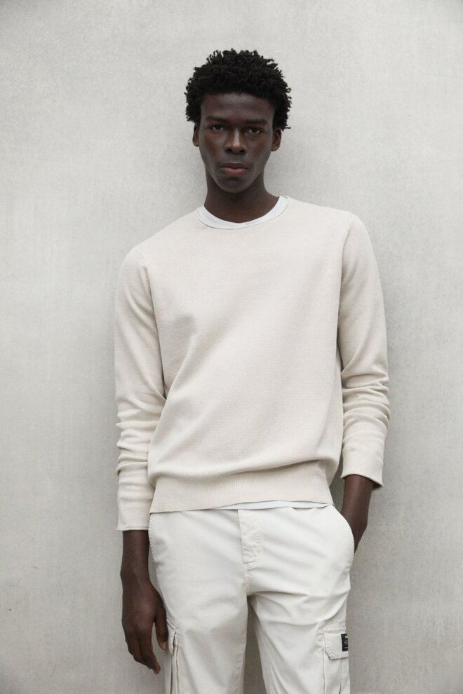 PULLOVER YULANALF KNIT WASHED STONE