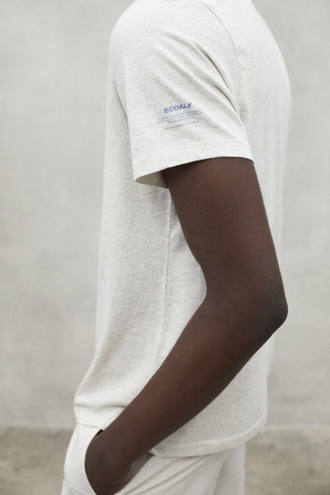 SHIRT VENTAALF T-SHIRT OAT MELANGE