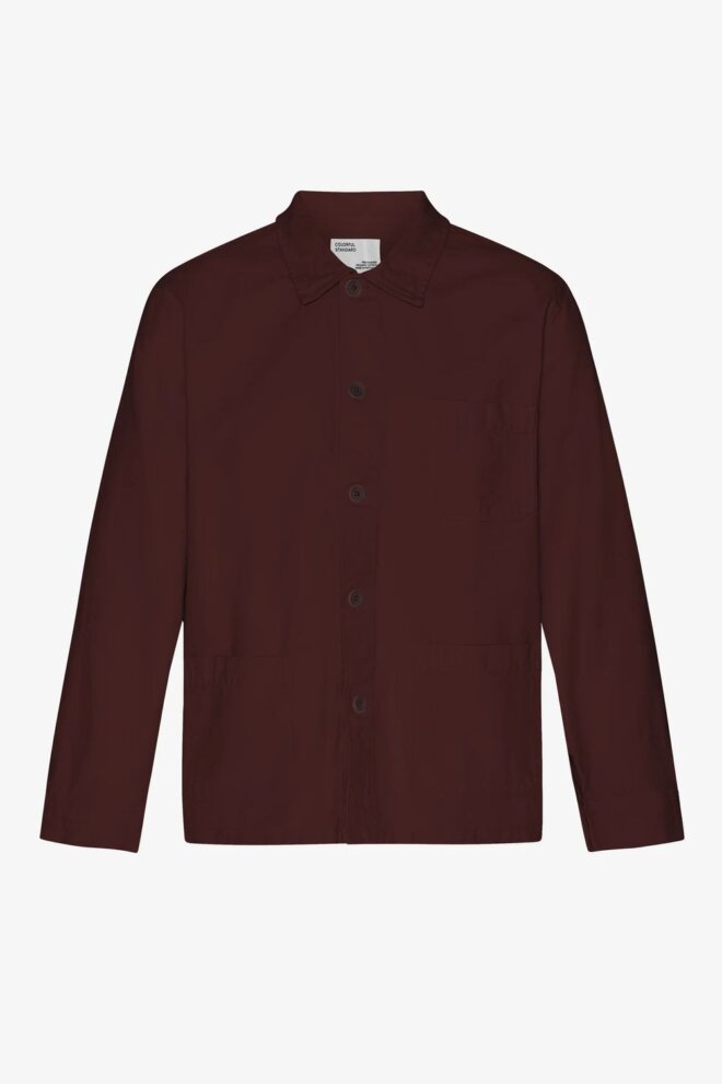 JACKE ORGANIC WORKWEAR JACKET OXBLOOD RED