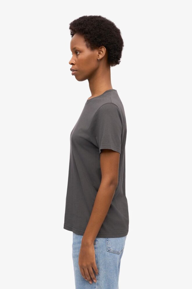 SHIRT WOMEN LIGHT ORGANIC TEE LAVA GREY