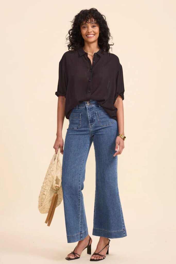 BLUSE ZOLA SHIRT CHARBON