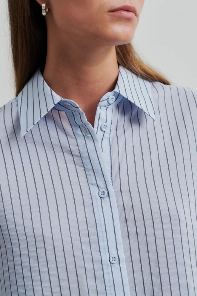 BLUSE TURO SHIRT CASHMERE BLUE