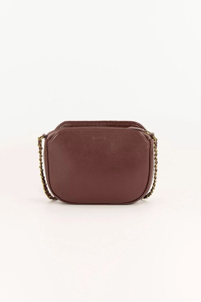 TASCHE DIVINE BRAIDED BURGUNDY