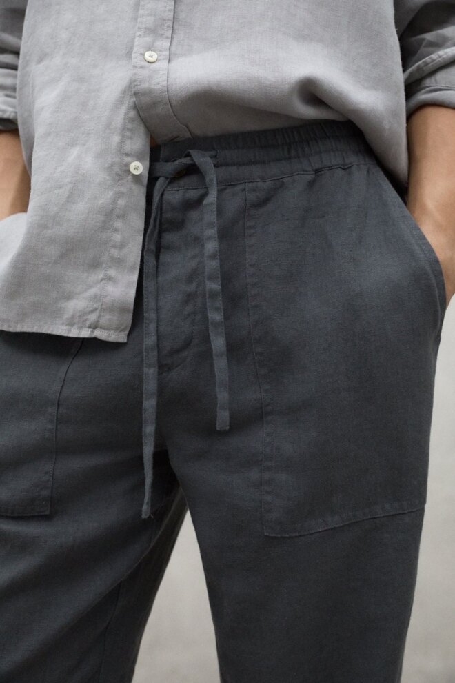 HOSE ETHICALF LINEN PANTS IRON