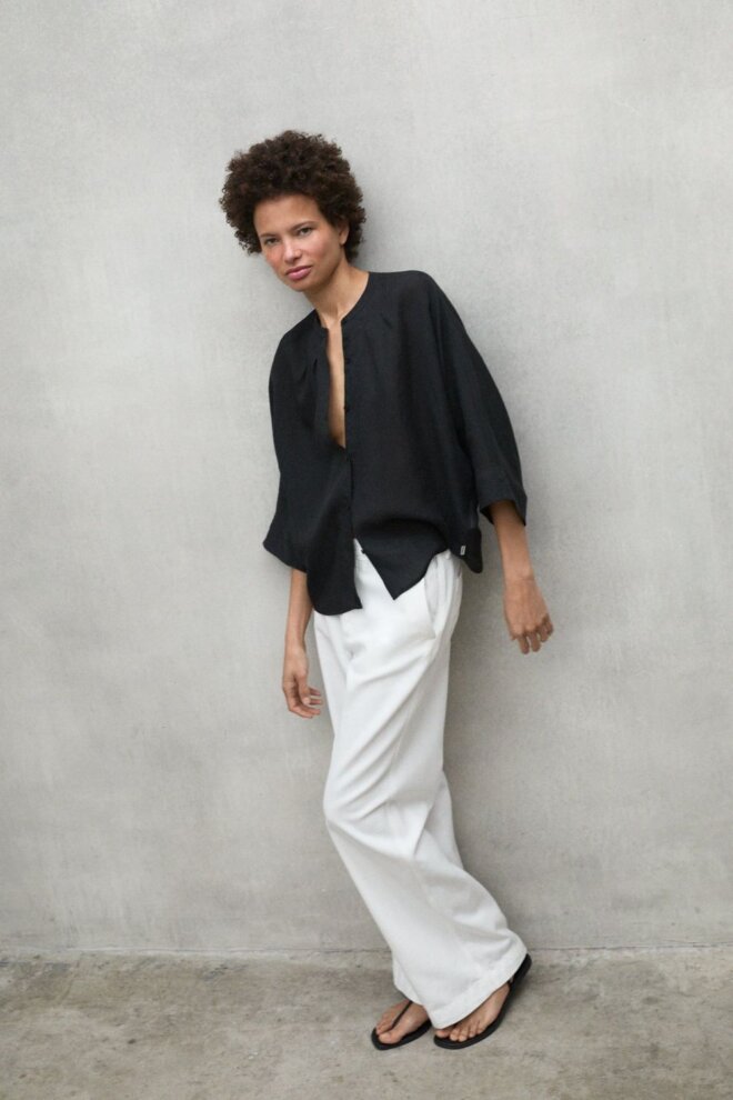 BLUSE TAMARAALF SHIRT BLACK