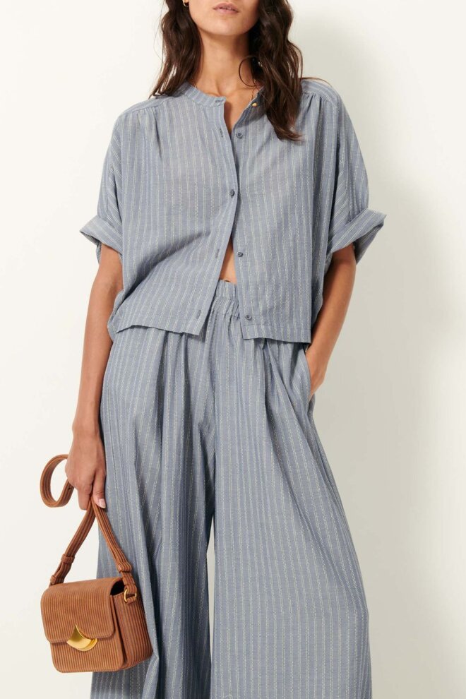 BLUSE REVA CHAMBRAY BLUE