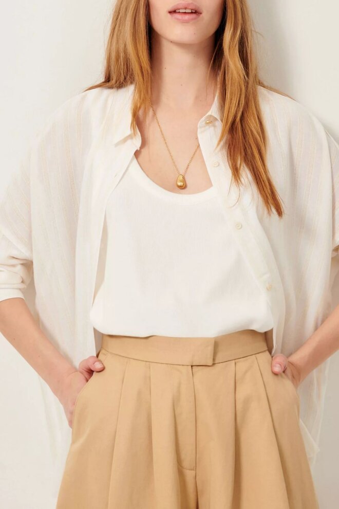 BLUSE BOTAN WHIMILK