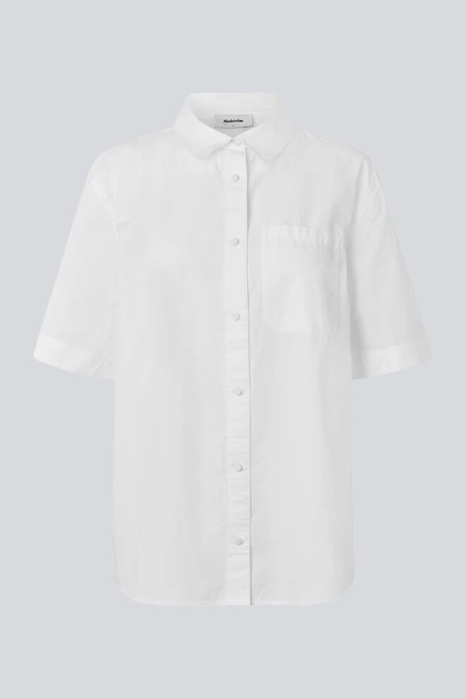 BLUSE MAUDEMD SS SHIRT SOFT WHITE