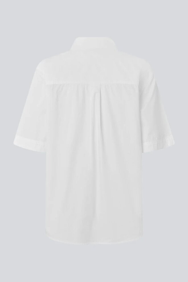 BLUSE MAUDEMD SS SHIRT SOFT WHITE